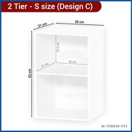 2 Tier 3 Tier 5 Tier Utility Shelf Bookshelf File Cabinet 2 Tingkat Rak Buku Multipurpose Shelf Storage Shelf