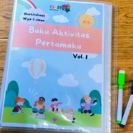 .!!! My First Activity Book Worksheet Wipe And Clean Pre-Preschool And Pre-Kindergarten Book / Toddl