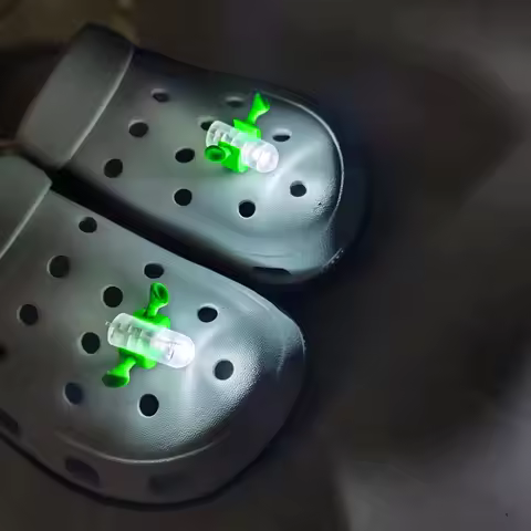 1pc Camping Lighting Cartoon Shrek Led Headlights Outdoor Portable for Crocs Shoes Lantern Light Cam