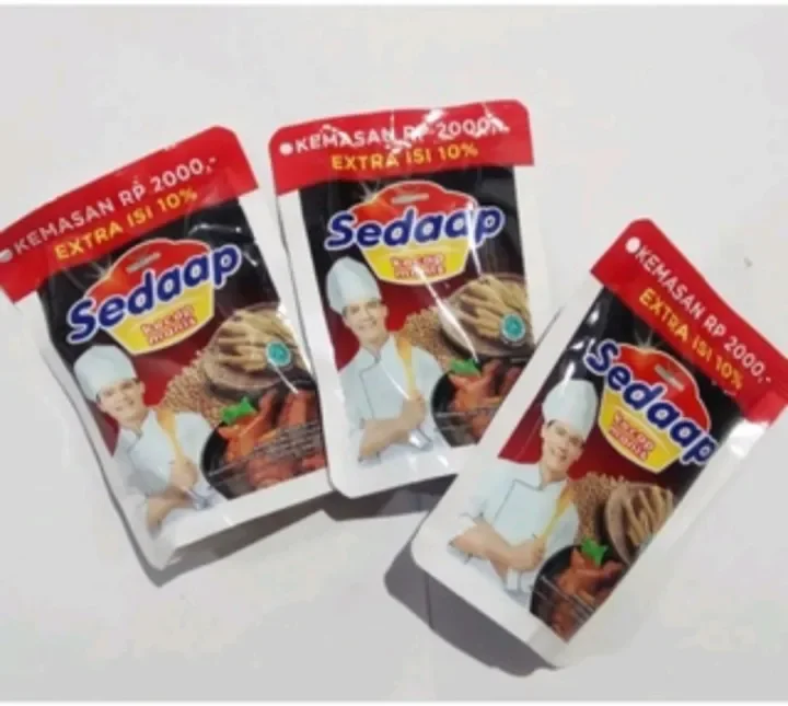 kecap manis sedap kemasan 2.000 kecap sedaap 63ml-Kecap Kental Manis Sedaap 63ml Pouch / Kecap Manis