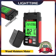 HT633 Digital Wood Moisture Meter LCD Two Pins Hygrometer Timber Damp Detector Professional Wood Hum