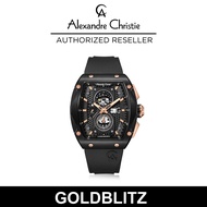 Alexandre Christie AC-6608MCRBRBA Men Black Rose Gold Chronograph Watch