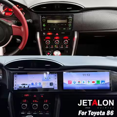 10.25+10.25inch Dual Screen For Toyota 86 Car Radio Multimedia Video Player GPS Navigation Android A