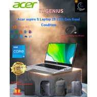 Acer aspire 5 Laptop I5 11th Gen Good Condition USED LAPTOP / 二手笔电 / 二手手提电脑