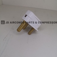 MAJU SIRIM 15A White Plug Top 3 Pin Style Fused Kepala Plug Elektrik