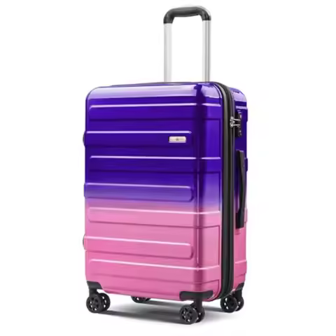 Carry on Luggage 22x14x9 Airline Approved-20 Inch Hardside Suitcase with Wheels TSA Lock, PC+ABS Lig