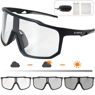 Photochromic Cycling Sunglasses UV400 Mens Women Pickleball Glasses Riding MTB Bike Baseball Safety