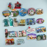 1pc North America United States City Sightseeing Handmade Souvenir Resin 3D Fridge Magnet