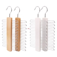 seng Practical Tie Rack Organizer Hanger Useful  20 Bar Tie Rack for Hanging Belt,Tie, Scarves, Neck