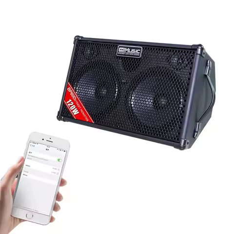 2025 hot saleUkulele Piano Speaker Sax Violin Practice AMP Bluetooth Coolmusic BP60D 120W Acoustic A