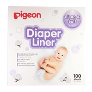 Pigeon Diaper Liner - Tisu Bayi Anti Radiasi Isi 100 Lembar - Putih