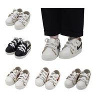 6 Points bjd Baby Shoes White Shoes 15cm EXO Doll Doll Sports Shoes Leather Shoes Dress Up All-Match