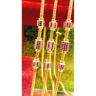 Indian Gold Plated Thali Kodi Screw Chain With Mogappu