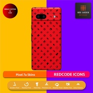 Garskin Skin PIXEL 7a REDCODE ICONS Fullbody Backonly/ | Anti-scratch | Case | Vinyl Vinyl