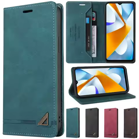 Wallet Card RFID Blocking Flip Leather Case For Xiaomi Poco C85 X7 F7 X6 F6 C65 M7 M6 X5 F5 F3 X3 13