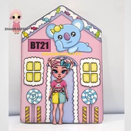PAPER DOLLS BT21 BUSY BOOK QUITE BOOK MAINAN EDUKASI ANAK VIRAL PAPER BOOK