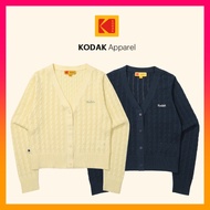 KODAK Apparel Cable Women's V-neck Cardigan