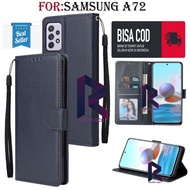 SAMSUNG A72 5G CASE FLIP WALLET LEATHER PREMIUM LEATHER OPEN-CLOSE FLIP CASE SAMSUNG A72