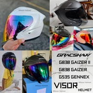 (VISOR) Gracshaw Helmet Visor Gennex G535/G838 Gaizer 1 Gaizer II / G555 Geomax Visor V535 V555 V838