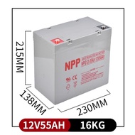 12v100ah แบตโซลาร์เซลล์ 12v50ah Deep Cycle NPP แบตเตอรี่12v โซล่าเซลล์ มีการรับประกัน แบตเตอรี่เจล แ