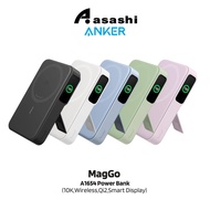 Anker MagGo A1654 Power Bank (10K,Wireless,Qi2,Smart Display)