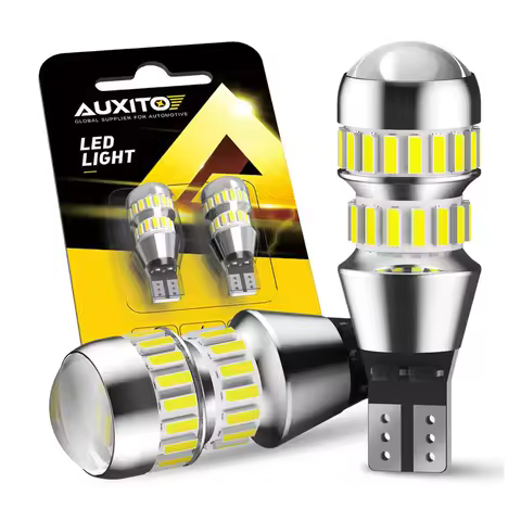 AUXITO 2Pcs 2000LM T15 LED Lamp Light W16W LED Canbus No Error 4014 42-SMD 912 921 Bulb Car Backup R