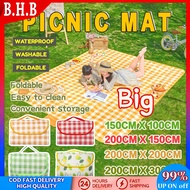 300x200cm Large Waterproof Picnic Mat, Oxford Cloth Foldable Camping Beach Blanket, Tikar Berkelah A