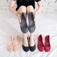 ✈️Hot Sale ✈️ Ready Stock📣Xiaoyulu Women Shallow Mouth Casual Jelly Flat Shoes V807