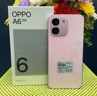 OPPO A6 5G Ram6GB / Rom128GB จอ 6.75 โทรศัพท์มือถือ ดีไซน์สวย ทนทาน กันน้ำกันฝุ่น Dimensity6300 แบตใ