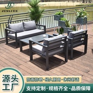 Coffee Table Waterproof Outdoor Outdoor Sofa Sofa Sunscreen Leisure Courtyard Combination Table Chai