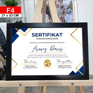 F4 FRAME 22 X 33 BLACK MINIMALIST F4 PHOTO FRAME/