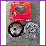 ∢ ↙ ● ️New Pulley set for honda click 125/150i v3&v2 gc (13.5 degree) muttaru thailand
