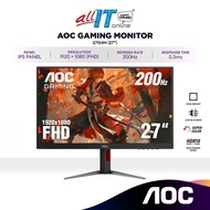 AOC 27G4H / 27G4HX 27” FHD Fast IPS Panel 200Hz HDR10 Gaming Monitor | 0.3 ms | Built-in Speaker | A
