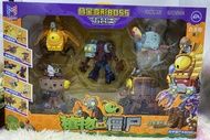 👋พร้อมส่ง👋Plants vs. Zombies ของแท้ 5 in1 ซอมบี้ แอนด์ แพ้นท์ ซอมบี้ยักษ์ ตัวต่อ หุ่นยนต์แปลงร่าง ขอ