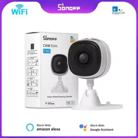 SONOFF CAM Slim WiFi Smart Security Camera 1080P HD Motion Alarm Two-Way Audio Scene Linkage Via EWe