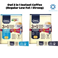 Owl 3 in 1 Instant Coffee (Regular Low Fat / Strong) 3in1 3-in-1 & Instant Coffee