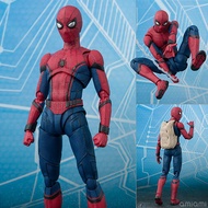 Spider-Man Model Toy Garage Kit, Back-to-School Season Backpack Spider-Man Movable Boxed Decoration