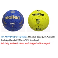(SG Stock) *100% Authentic* Molten Handball IHF Approved H3A5000, H3R-L (Accept E-Invoice / Gebiz) (