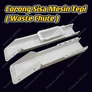 Salur mesin Jahit Tepi / Corong Sisa Kain Mesin Jahit Tepi / Waste Chute Industrial Edging Machine W