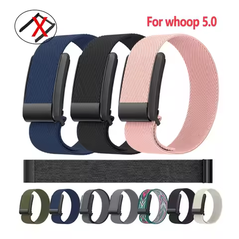 Sport Nylon Straps for Whoop 5.0 Band Whoop 4.0 Stretchy watch bracelet correa elastic wrist replace