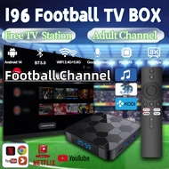 196 Football TV Box - Android 14 Smart TV Box with 8K Ultra HD, Dual-Band WiFi, BT5.0 & Google Voice