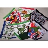 12 pcs Brief for kids / boy's (1-9 years old) cotton brief underwear