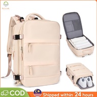 【MALAY STOCK】 35L Travel bagpack woman waterproof cabin backpack with shoe Compartment laptop backpa