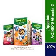 Appeton A-Z KID'S Vitamin C Tablet untuk Kanak-Kanak Berumur 2–6 Tahun 100’s