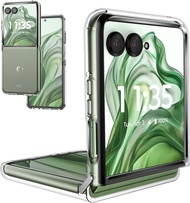 For Motorola Razr 50 Ultra ケース 透明TPU Moto Razr 50 Ultra カバー 保護ケース 薄型 シェル 耐衝撃 指紋防止 衝撃 吸収 擦り傷防止【Shron】