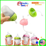 Como tomo Comotomo Baby bottle feeding straw puting botol susu straw