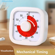 BACK2LIFE Visual Timer, Silent 60-Minute Countdown Timer, Convenient Visualization Self-discipline T