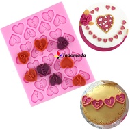 Indomada Silicone Fondant Chocolate Mold Alphabet Letter Pudding Alphabet Love Letter