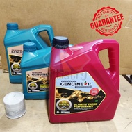 ORIGINAL PERODUA ENGINE OIL SAE 0W20 (3L/ 3.5L) @ SAE 5W30 (4L) FULLY/ SEMI SYNTHETIC ENGINE OIL