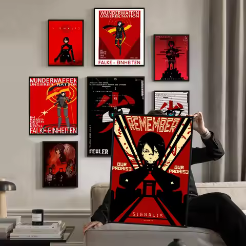 1PC Signalis Classic Vintage Posters HD Quality Wall Art Retro Posters For Home Room Wall Decor